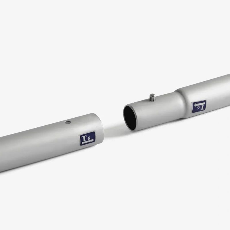 TubeFrame Curve LightStangenverbindung mit Clip TubeFrame Curve LightStangenverbindung mit Clip